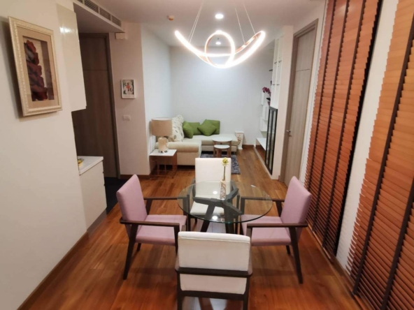 2 Bedroom, 1 Bathroom 70.54sqm size 15th Flr at Noble Ploenchit For Rent 80,000/Month