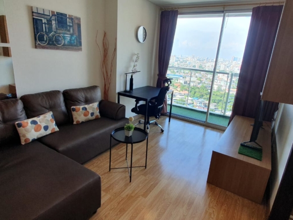 1 Bedroom, 1 Bathroom 55sqm size 25th Flr at Le Luk Condominium For Rent 23-25K/Month