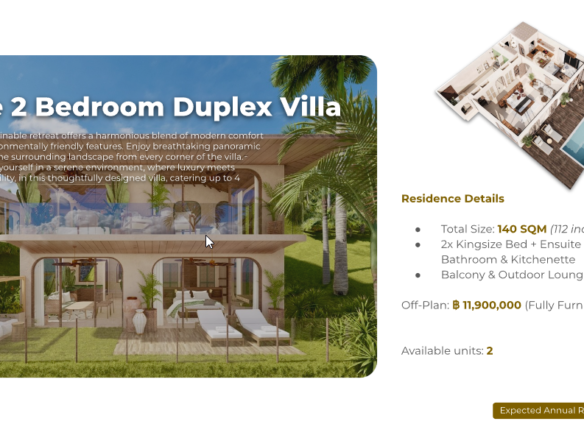2 Bedrooms, 1 Bathroom 160sqm at Oak & Verde Residence For Sale 12.9MB