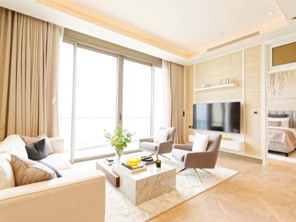 2BR/2BA 128sqm 31st Flr Mandarin Oriental Rent 250K/Sale 70M