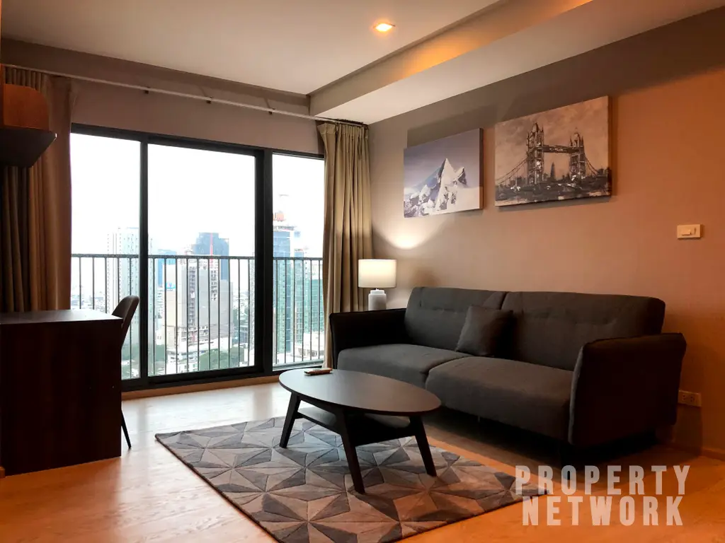 1 Bed 1 Bath, 50 Sqm Condo for Rent at Noble Remix, 32,000 THB/Month near BTS Thong Lor