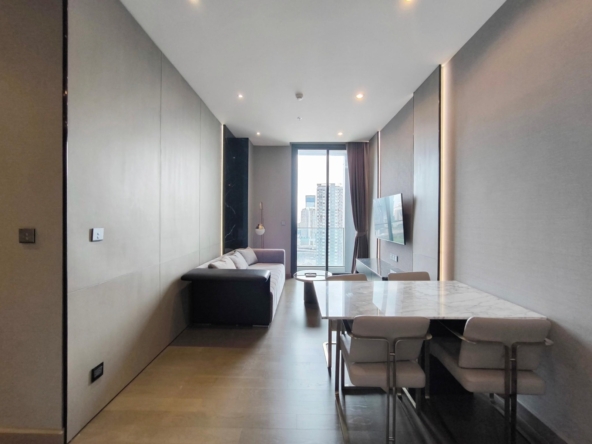 2-Bedroom, 2-Bathroom Condo for Rent at THE ESSE at SINGHA COMPLEX, 78 sq.m., ฿75,000/Month, Near MRT Phetchaburi – Luxury Living in Asoke-Petchaburi