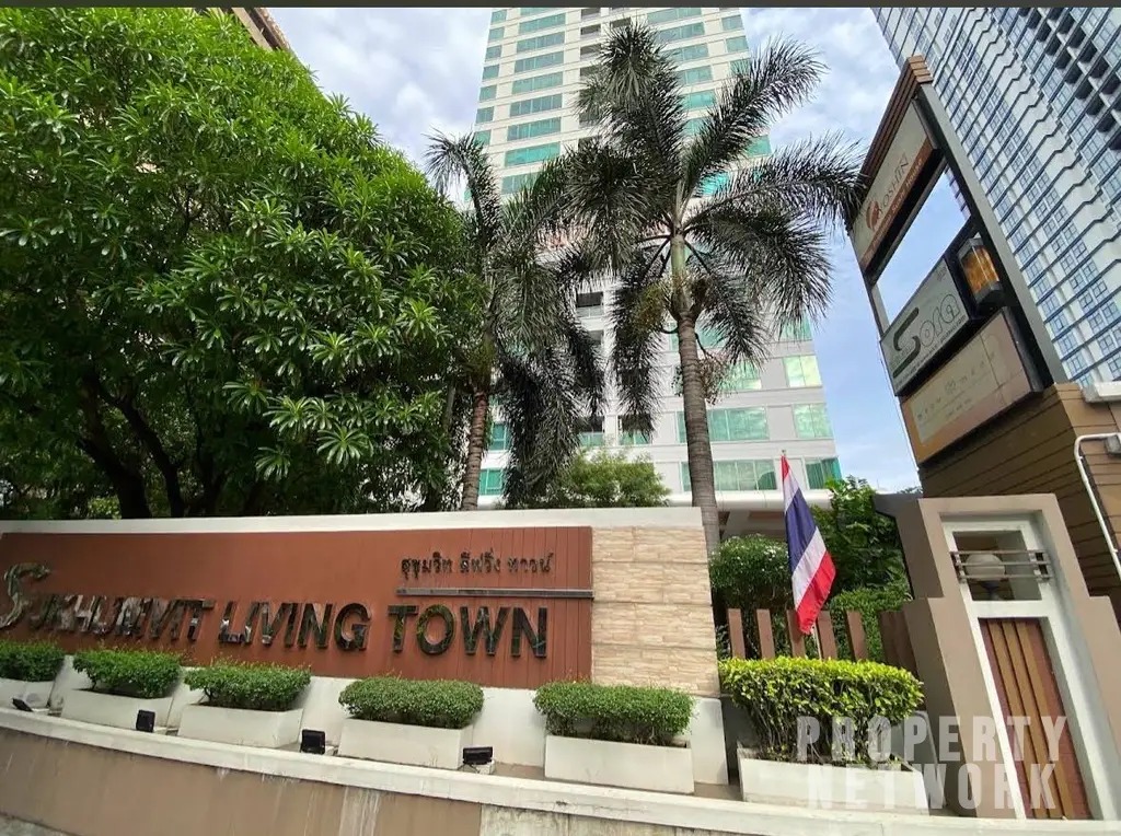 1-Bedroom, 1-Bathroom Condo for Rent at Sukhumvit Living Town – 58 sq.m., ฿20,000/month, Near MRT Phetchaburi, Fully Furnished