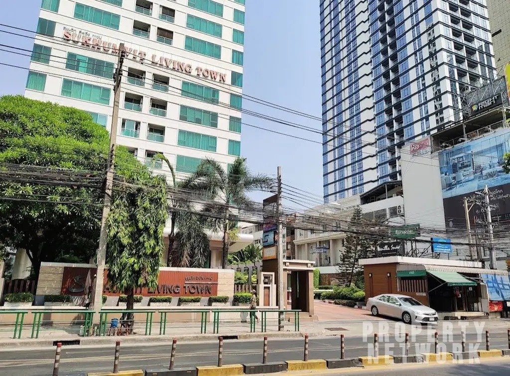 1-Bedroom, 1-Bathroom Condo for Rent at Sukhumvit Living Town – 58 sq.m., ฿20,000/month, Near MRT Phetchaburi, Fully Furnished