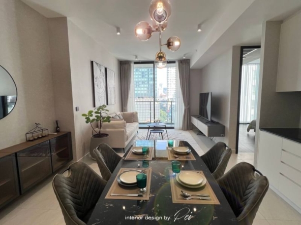 2-Bedroom, 2-Bathroom Condo for Rent at Tait Sathorn 12 – 98 sqm, Stunning City Views, ฿120,000/month, Near BTS Chong Nonsi, Sathorn, Bangkok