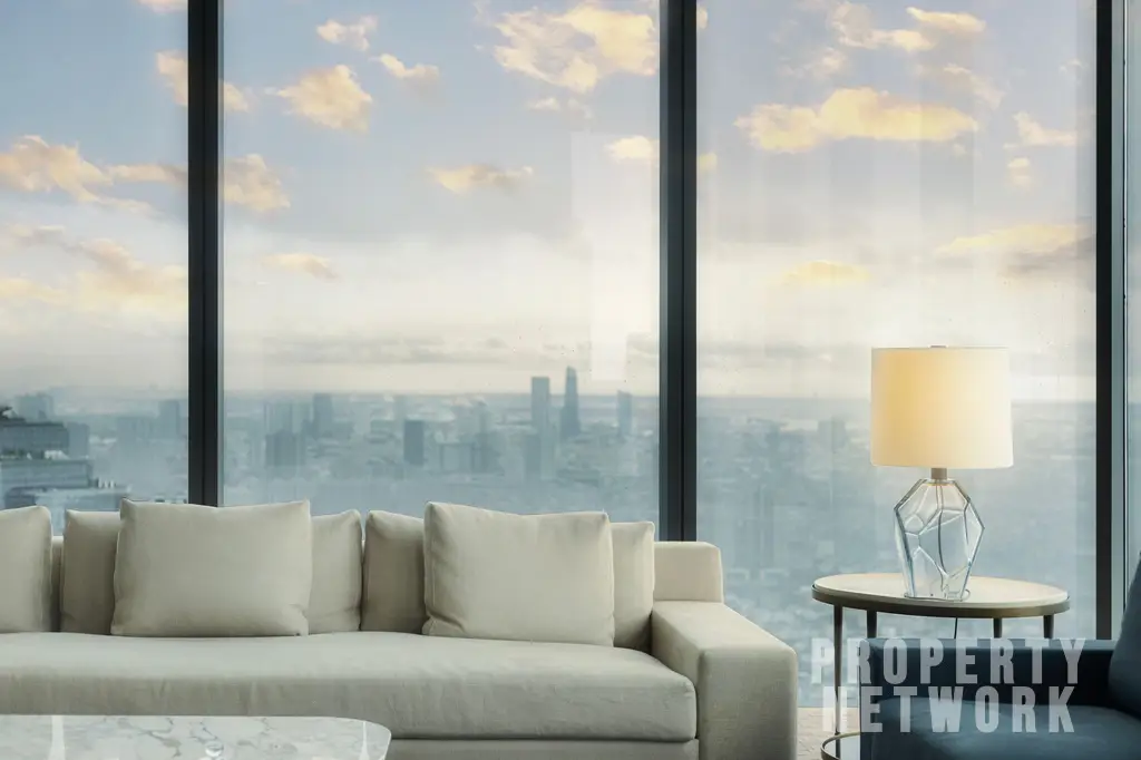 Discover luxury living at The Ritz-Carlton Residences, a 4-bedroom, 4-bathroom condo on the 58th floor, offering 486 sqm of elegance for sale at 350M THB. near BTS Chong Nonsi and near MRT Sam Yan