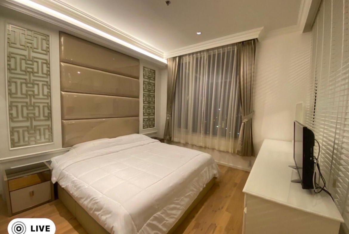 2BR 2BTH Condo for Rent at The Empire Place, 120 sqm, ฿60,000/Month, Near BTS Chong Nonsi – Luxury Living in Sathon, Bangkok.