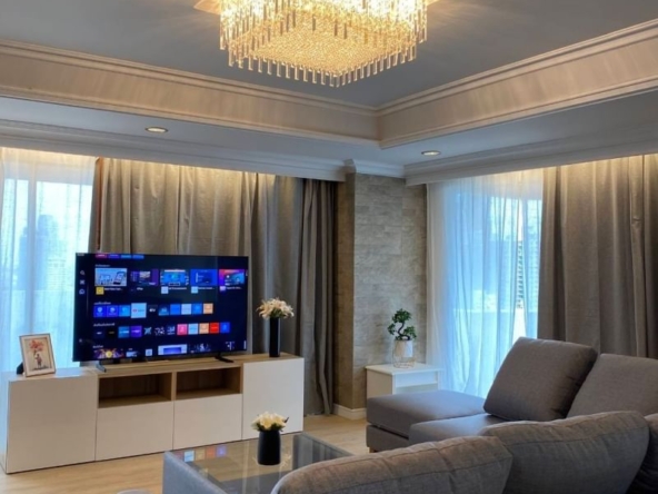 Discover luxury living at Charan Tower Sukhumvit Soi 43. Rent a 430 sqm penthouse duplex with 3+1 bedrooms, and pet-friendly 180K THB/month near BTS Phrom Phong