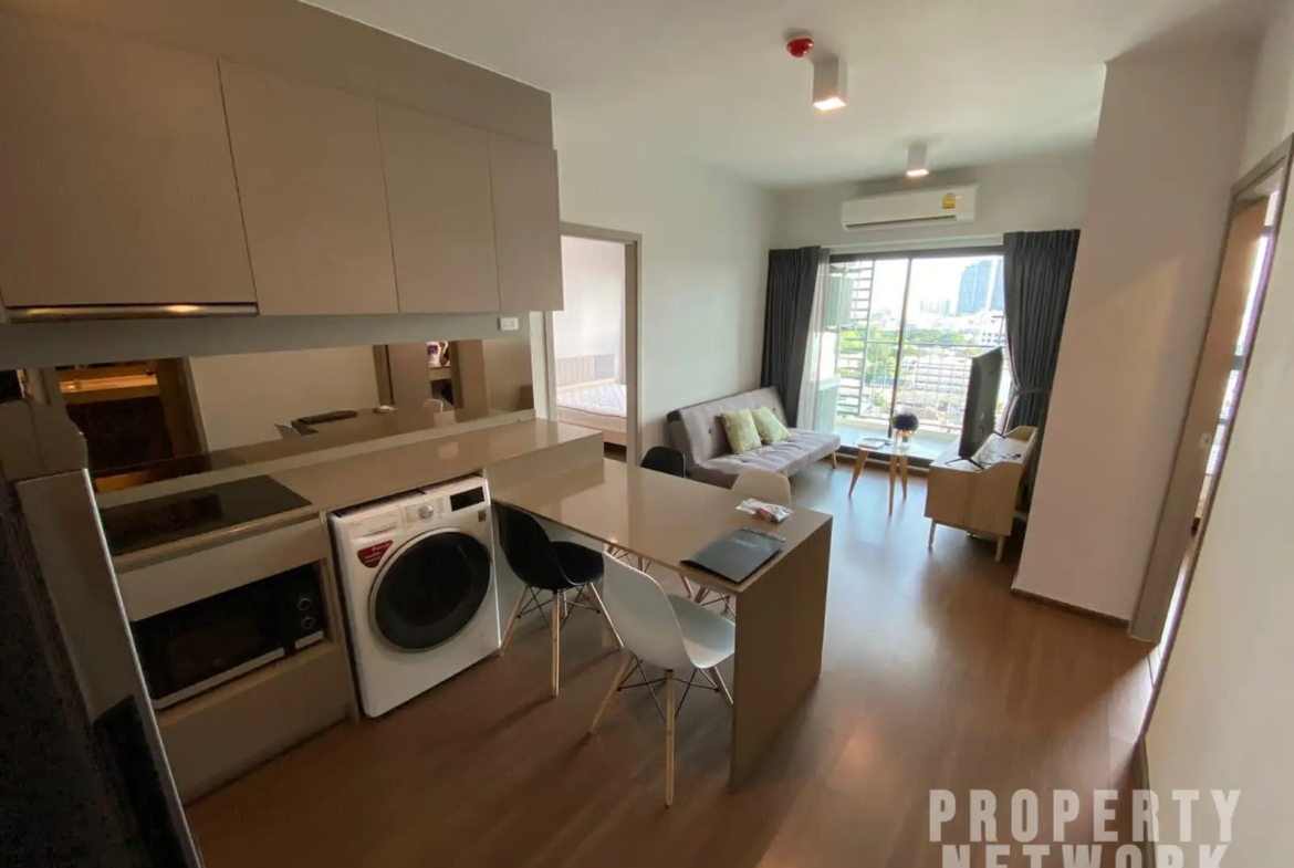 2-Bed, 2-Bath, 53sqm Ideo Sukhumvit 93 for Rent 29.8K/Month or Sale 8M, 250m to BTS Bang Chak, Fully Furnished, Modern Living in Phra Khanong, Bangkok.
