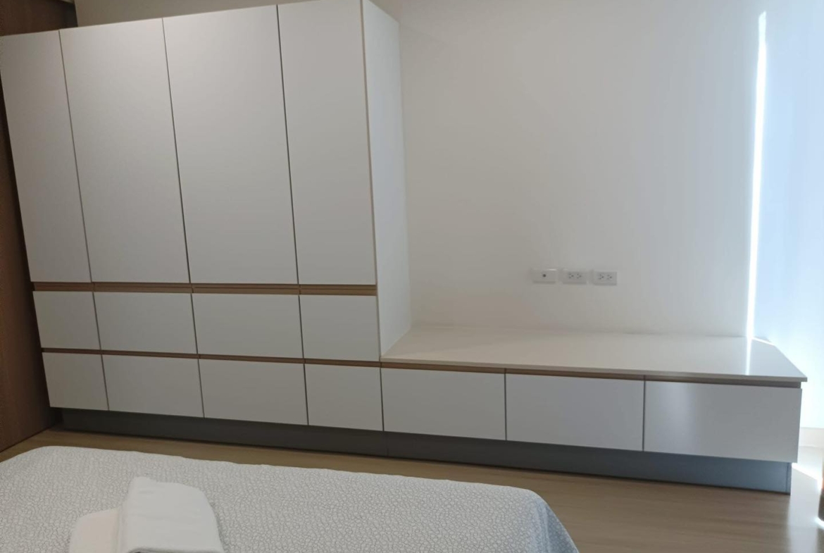 Spacious 2-bedroom, pet-friendly condo for rent at Mattani Suites. Fully furnished, 80 sqm, best amenities, near BTS and top attractions. Rent: 45,000 THB/month
