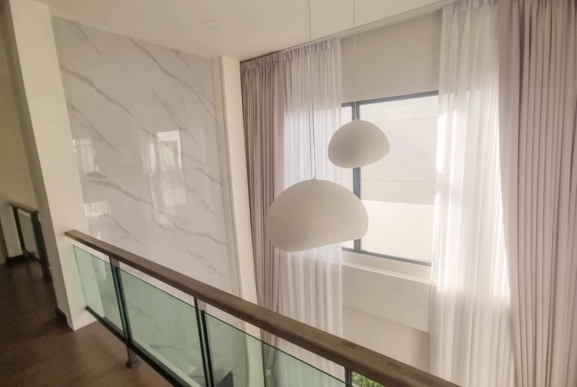 4-Bedroom, 5-Bathroom, 313 sqm House for Rent at The City Bangna - 180,000 THB/month, Near Bearing BTS