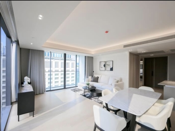 2-Bedroom 2-Bathroom 118sqm Tonson One Residence for Rent 170,000 THB/month, Near BTS Ploenchit, Pet-Friendly, Luxury Condo in Pathum Wan
