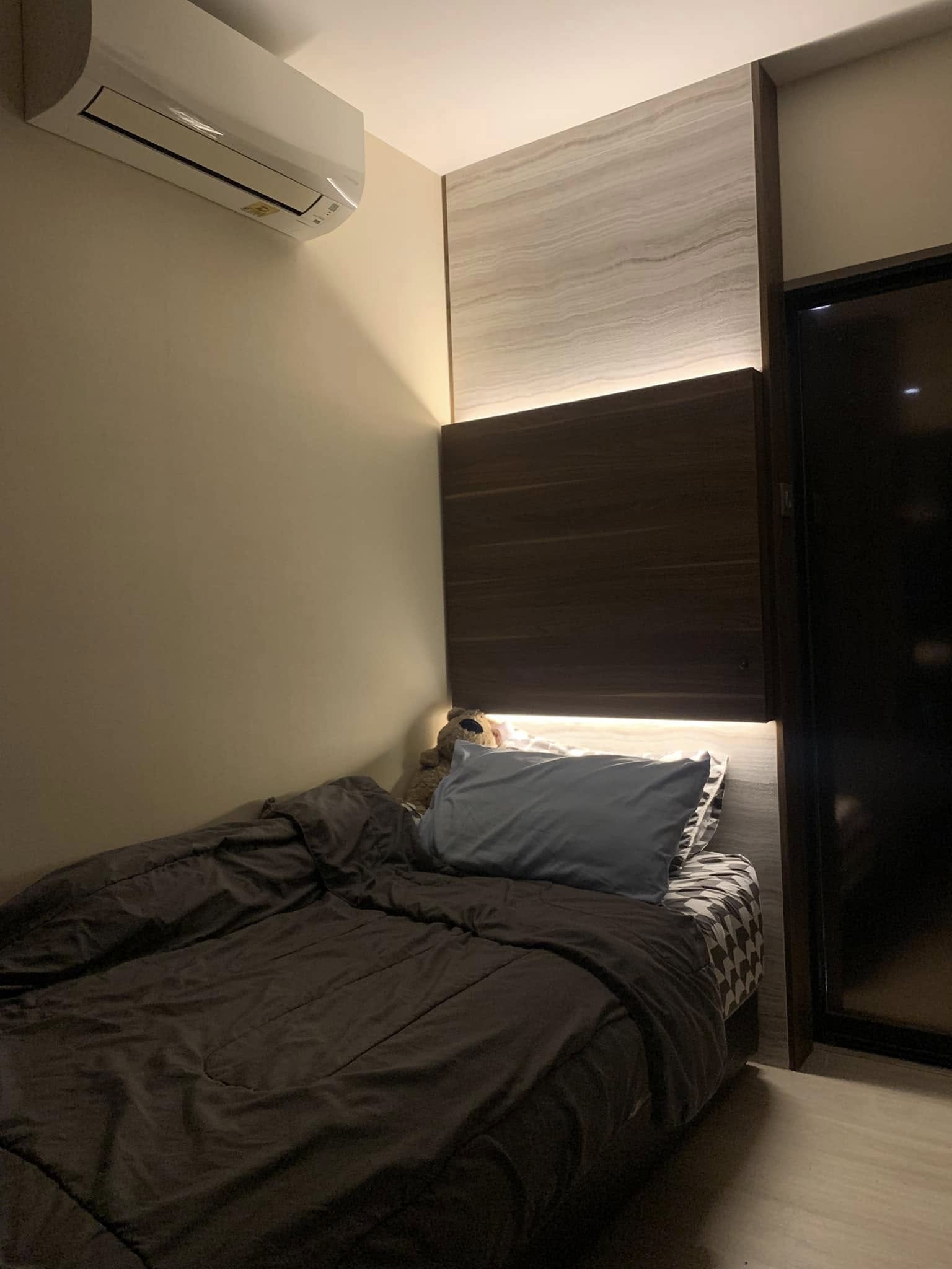 Modern 2-bedroom 1-bathroom 38 sqm condo at Knightsbridge Prime Sathorn. Rent 37,000 THB/month. Fully furnished. Near BTS Chong Nonsi, pool & gym.