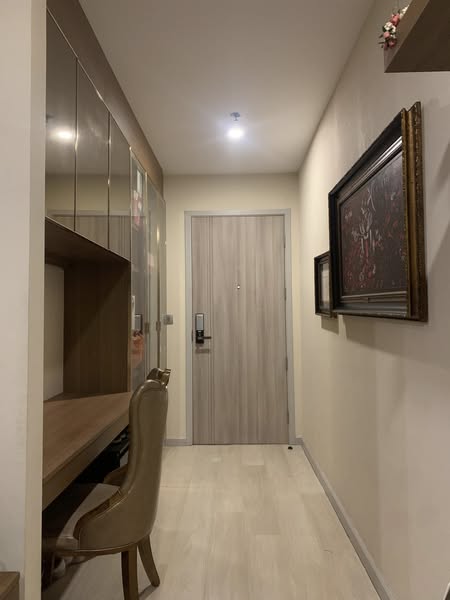 Modern 2-bedroom 1-bathroom 38 sqm condo at Knightsbridge Prime Sathorn. Rent 37,000 THB/month. Fully furnished. Near BTS Chong Nonsi, pool & gym.