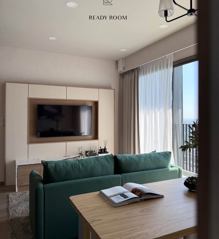 Modern 2-bedroom, 2-bathroom apartment at Whizdom The Forestias, 73 sqm, for rent at 70,000 THB/month. Prime location in Bang Kaeo, Samut Prakan, with top amenities.
