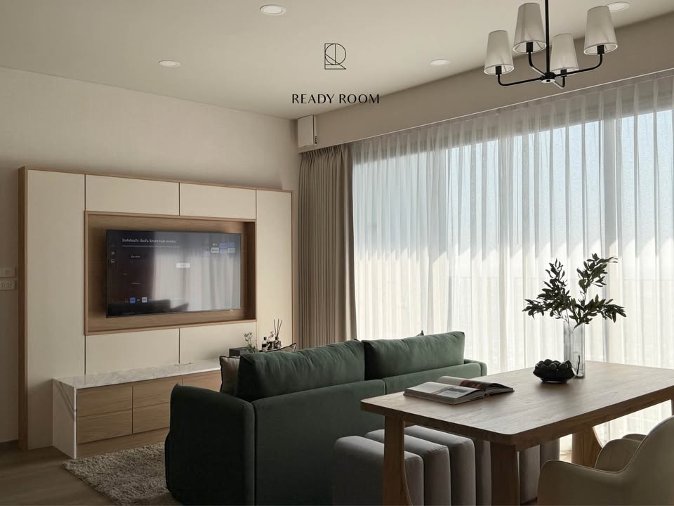 Modern 2-bedroom, 2-bathroom apartment at Whizdom The Forestias, 73 sqm, for rent at 70,000 THB/month. Prime location in Bang Kaeo, Samut Prakan, with top amenities.