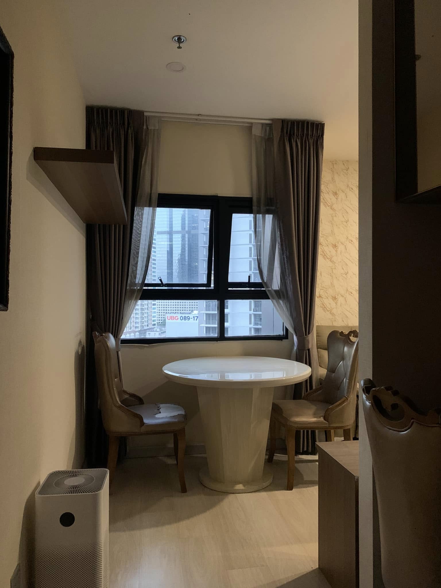 Modern 2-bedroom 1-bathroom 38 sqm condo at Knightsbridge Prime Sathorn. Rent 37,000 THB/month. Fully furnished. Near BTS Chong Nonsi, pool & gym.