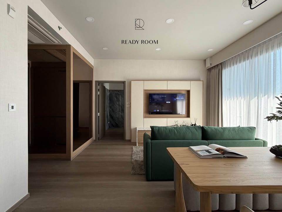 Modern 2-bedroom, 2-bathroom apartment at Whizdom The Forestias, 73 sqm, for rent at 70,000 THB/month. Prime location in Bang Kaeo, Samut Prakan, with top amenities.