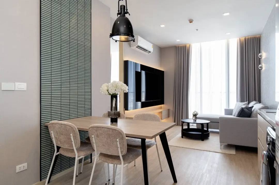 2-Bed, 2-Bath, 59 sqm Condo for Rent at NOBLE STATE 39 near BTS Phrom Phong, 60K THB/Month