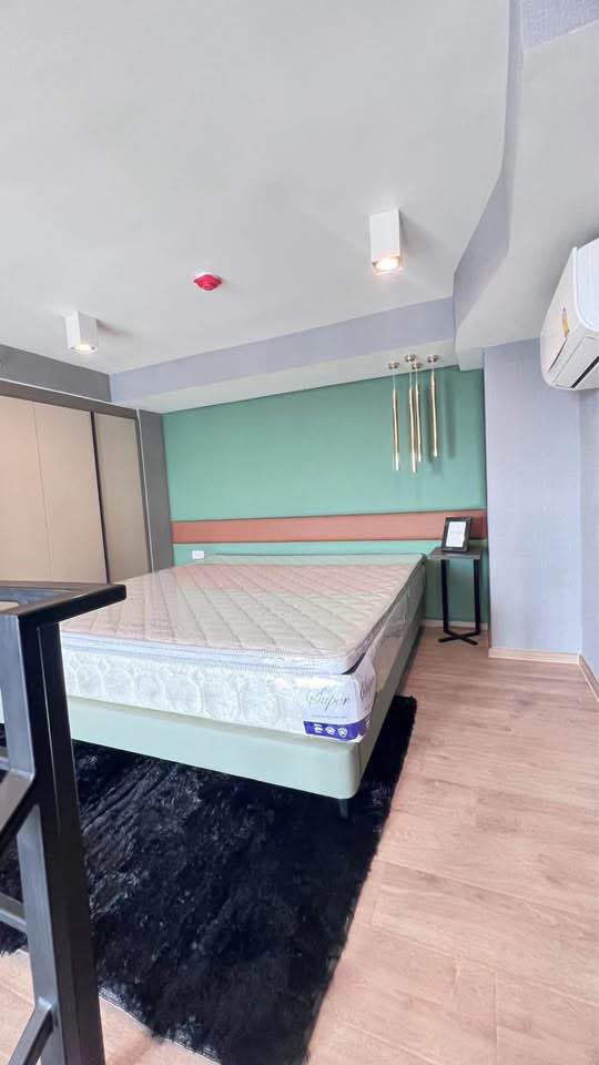 1-BR Condo at Ideo Rama 9 - Asoke, 35 sqm, high floor, near Phra Ram 9 MRT. Rent: 28,000 THB/month. Fully furnished with modern amenities.