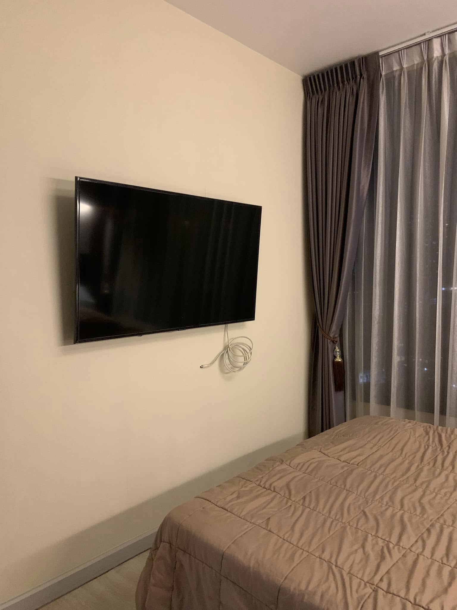 Modern 2-bedroom 1-bathroom 38 sqm condo at Knightsbridge Prime Sathorn. Rent 37,000 THB/month. Fully furnished. Near BTS Chong Nonsi, pool & gym.