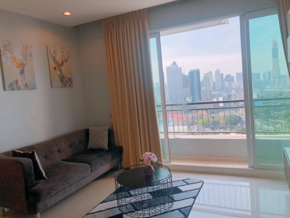 2-BR, 2-BTH, 75 sqm Condo for Rent at Circle Phetchaburi 36, 45,000 THB/month, Near Phetchaburi MRT
