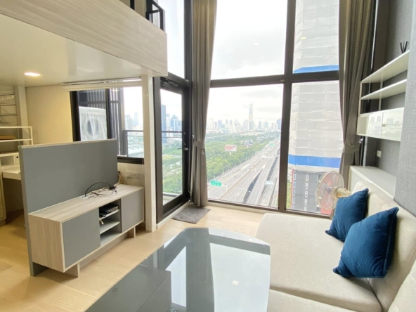 1-BR, 1-BTH Loft Duplex, 35 Sq.M., ฿4.98M, Chewathai Residence ASOKE, Near MRT Phetchaburi & Airport Rail Link Makkasan – For Sale