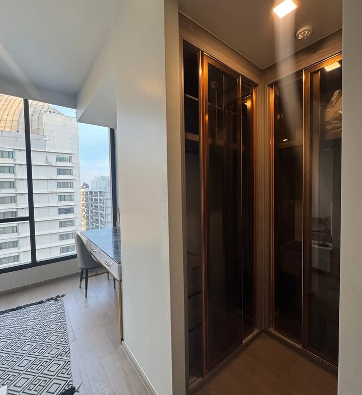 Stylish 2-bedroom, 2-bathroom condo at Celes Asoke, 70 sqm. Rent for 70K/month, near BTS Asok Station. Fully furnished with premium amenities.