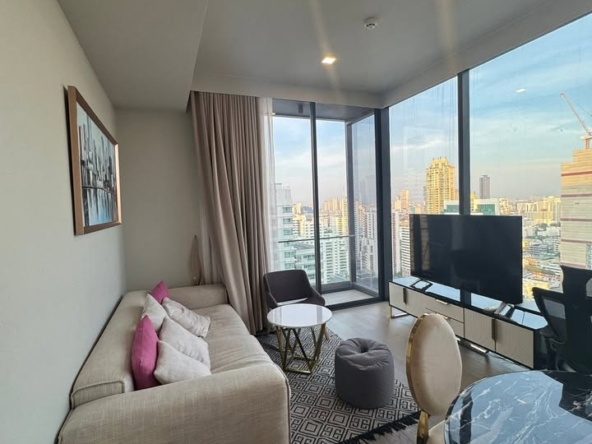 Stylish 2-bedroom, 2-bathroom condo at Celes Asoke, 70 sqm. Rent for 70K/month, near BTS Asok Station. Fully furnished with premium amenities.