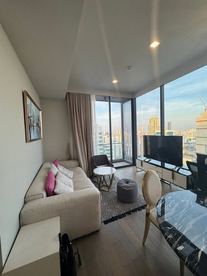 Stylish 2-bedroom, 2-bathroom condo at Celes Asoke, 70 sqm. Rent for 70K/month, near BTS Asok Station. Fully furnished with premium amenities.