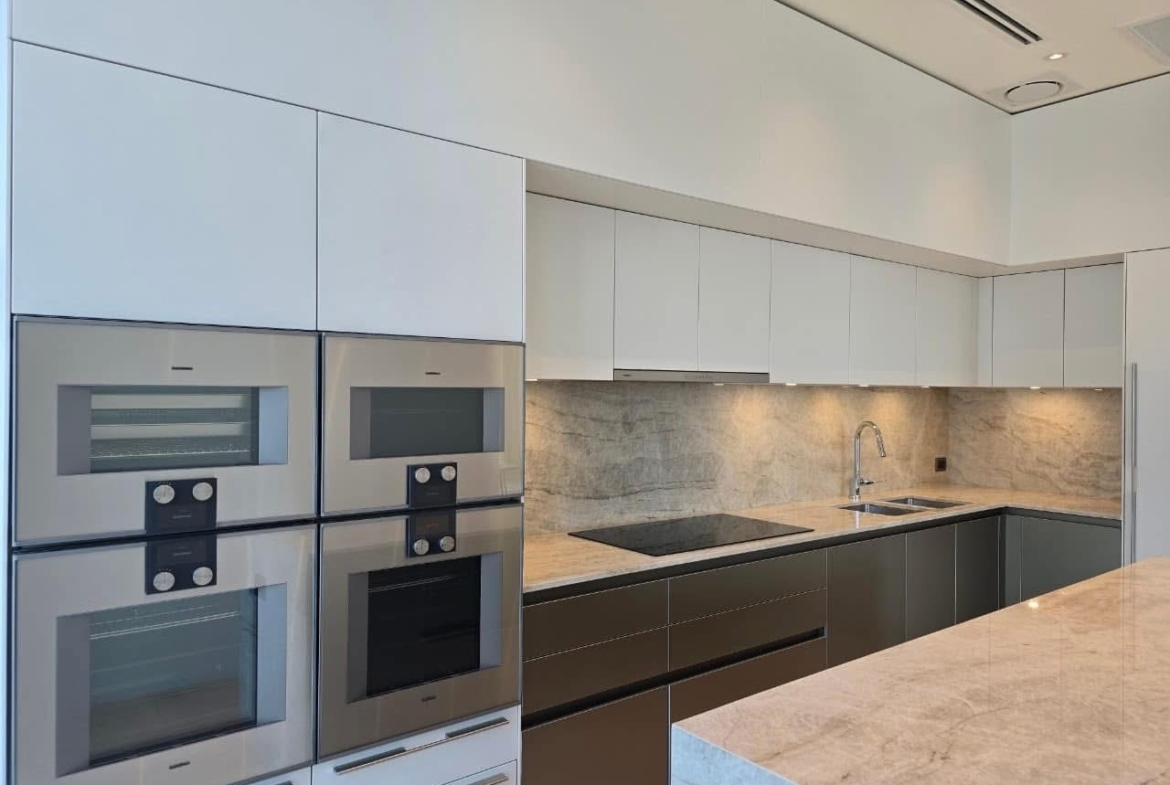 Luxury 3-bed, 3-bath condo at Scope Langsuan, 241 sqm, for rent at 480,000 THB/month. Prime location near BTS Ploenchit, with top-tier amenities and security.