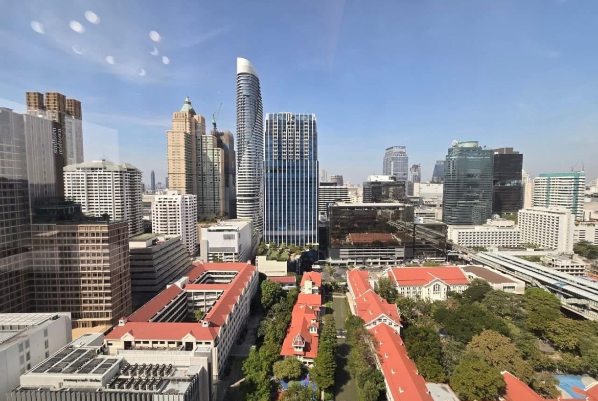 Luxury 3-bed, 3-bath condo at Scope Langsuan, 241 sqm, for rent at 480,000 THB/month. Prime location near BTS Ploenchit, with top-tier amenities and security.