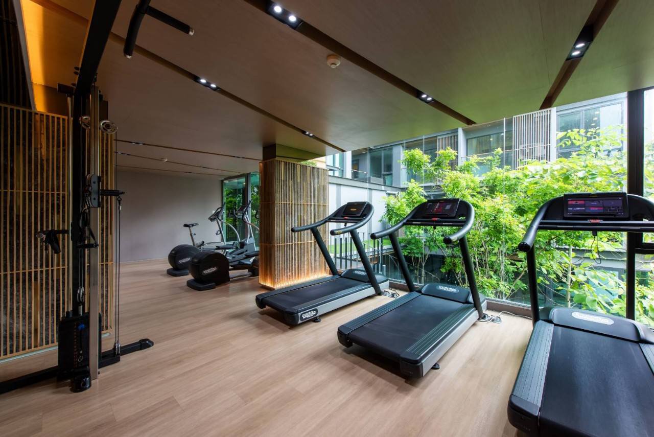2-bed, 2-bath condo at LLOYD Soonvijai-Thonglor, 54 sqm, for rent starting from 50,000 THB/month. Available Feb 17. Near BTS Thonglor. Fully furnished + free Wi-Fi.