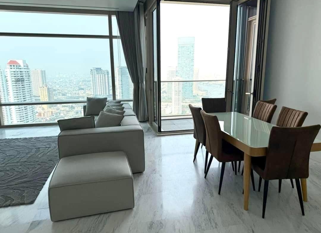 Luxury 3-bed 3-bath 192 sqm condo at Four Seasons Private Residences for rent at ฿260,000/month. Fully furnished, floor 30, Mae Rim, Chiang Mai. Available 14/2/2025!