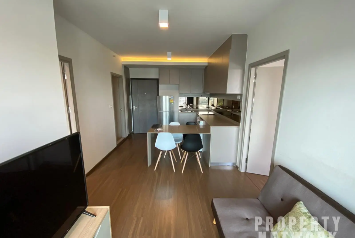 2-Bed, 2-Bath, 53sqm Ideo Sukhumvit 93 for Rent 29.8K/Month or Sale 8M, 250m to BTS Bang Chak, Fully Furnished, Modern Living in Phra Khanong, Bangkok.