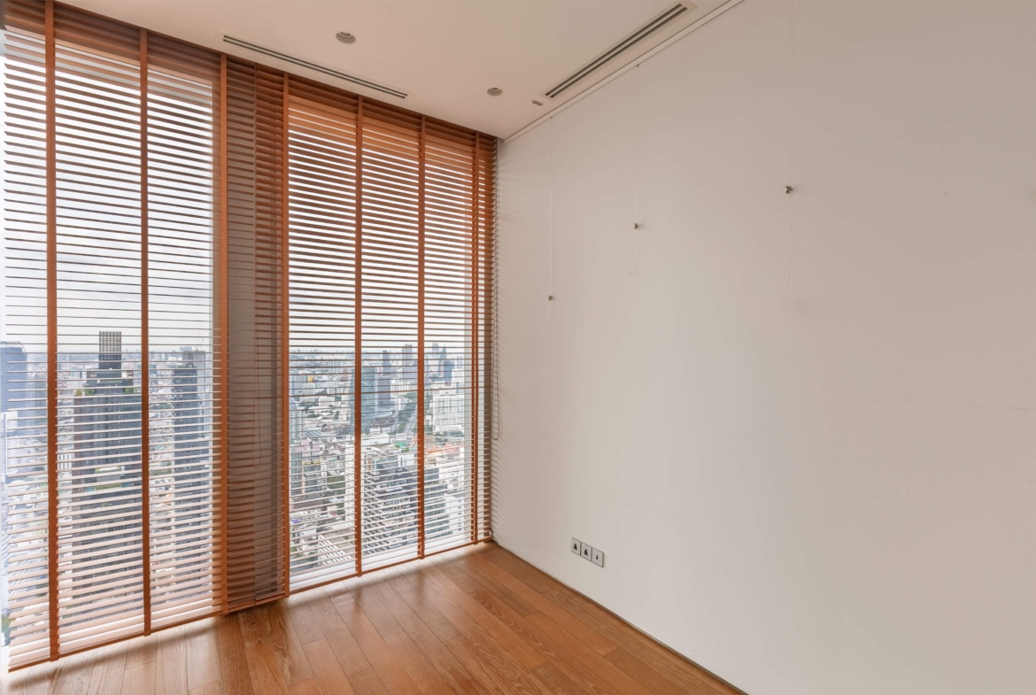 Luxury 2-Bedroom, 3-Bathroom, 248 sqm condo at The Ritz-Carlton Residences for sale ฿144M. High floor, large balcony, BTS Chong Nonsi access, 5-star services.