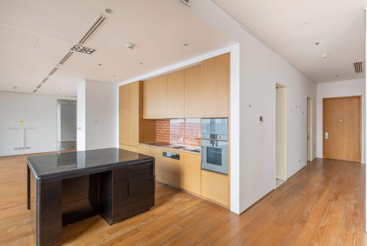 Luxury 2-Bedroom, 3-Bathroom, 248 sqm condo at The Ritz-Carlton Residences for sale ฿144M. High floor, large balcony, BTS Chong Nonsi access, 5-star services.