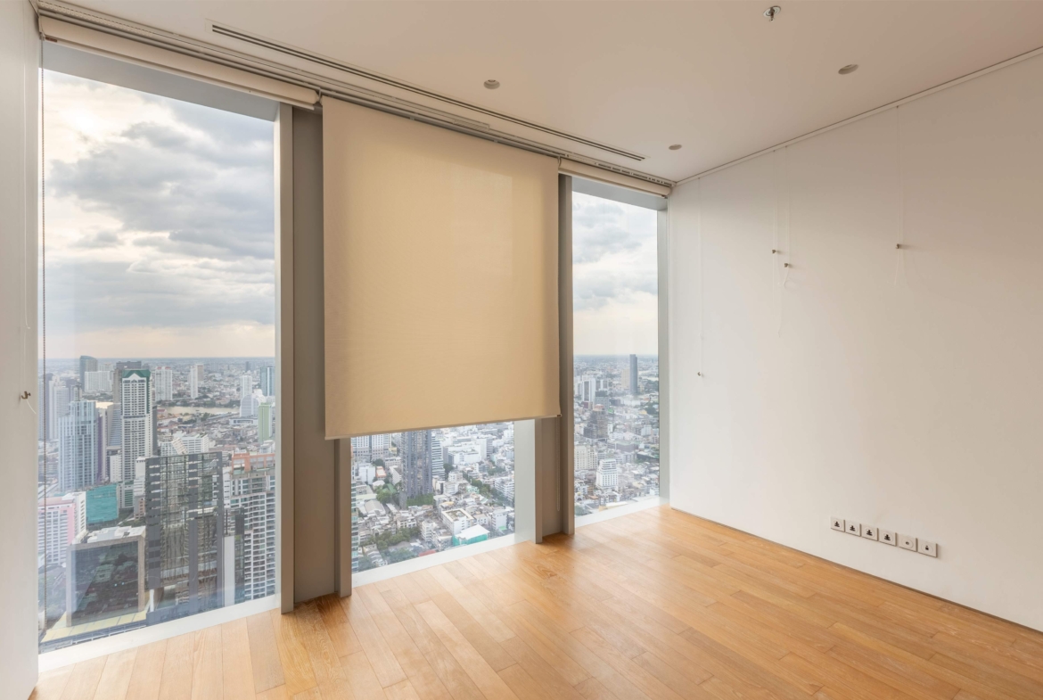Luxury 2-Bedroom, 3-Bathroom, 248 sqm condo at The Ritz-Carlton Residences for sale ฿144M. High floor, large balcony, BTS Chong Nonsi access, 5-star services.