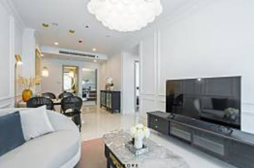 Modern 2-BR Condo at Supalai Oriental Sukhumvit 39, 82 sqm, high-floor, rent at 45,000 THB/month. Prime location with top amenities. Ready 1st March.