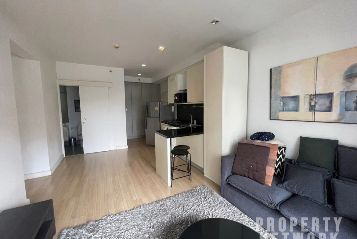 2-Bedroom, 2-Bathroom Condo, 68 sqm, 30,000 THB/month at The Seed Mingle Sathorn Suanplu, Near BTS Sala Daeng - For Rent