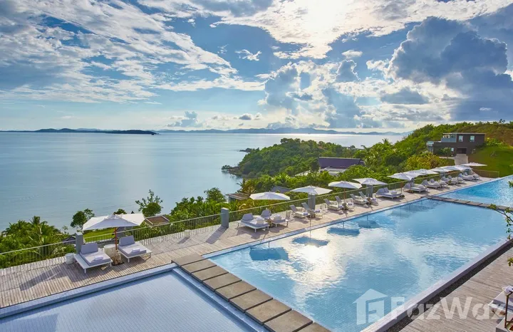 Luxury 6-bed, 6-bath beachfront villa at The Cape Residences, Phuket. 3,920 sqm of elegance with infinity pool, private beach & world-class amenities. ฿506M.