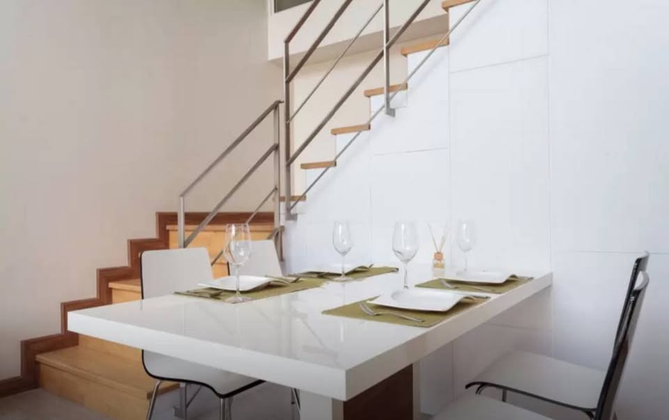 Luxurious 2-bedroom duplex at Downtown 49 in Sukhumvit 49, featuring modern interiors, spacious living areas, and a pet-friendly environment with top-tier facilities.