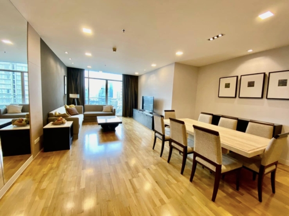 2-Bedroom 2-Bathroom 139.4sqm Urbana Sathorn for Sale 24M THB, Near BTS Chong Nonsi, Fully Furnished, Luxury Living in Bangkok's Prime Location