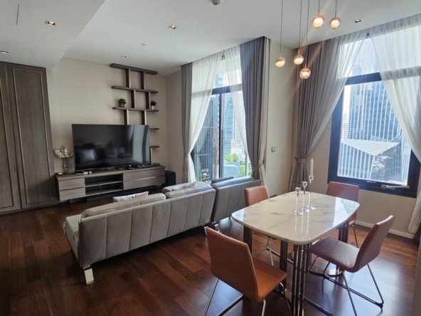 2-Bed, 2-Bath, 83.43 sqm Condo at The Diplomat 39 for Rent 72,000 THB or Sale 27,000,000 THB, 300m to BTS Phrom Phong, Luxury Sukhumvit Living.