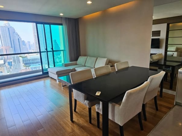 2-Bed, 2-Bath, 80 sqm Condo for Rent at The Address Sathorn, ฿52,000/month, Near BTS Saint Louis – Fully Furnished, Luxurious Urban Living in Prime Sathorn District