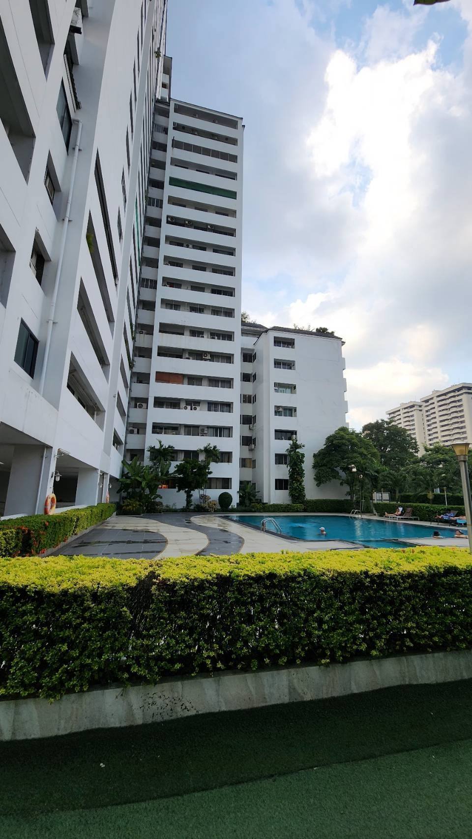 Elegant 3-bedroom condo at DS Tower 2 Sukhumvit 39 with spacious interiors, modern furnishings, and a high-floor city view, offering a luxury urban living experience.