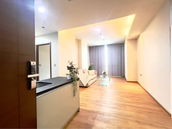 Elegant 3-bedroom condo in Quattro By Sansiri, Bangkok, featuring modern interiors and panoramic city views.