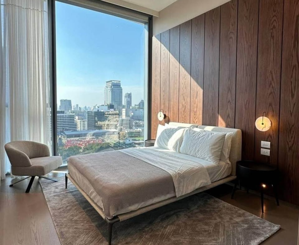 2-Bed, 3-Bath, 154 sqm Condo at Scope Langsuan for Rent, 390K THB/month, 5-min Walk to Chidlom BTS