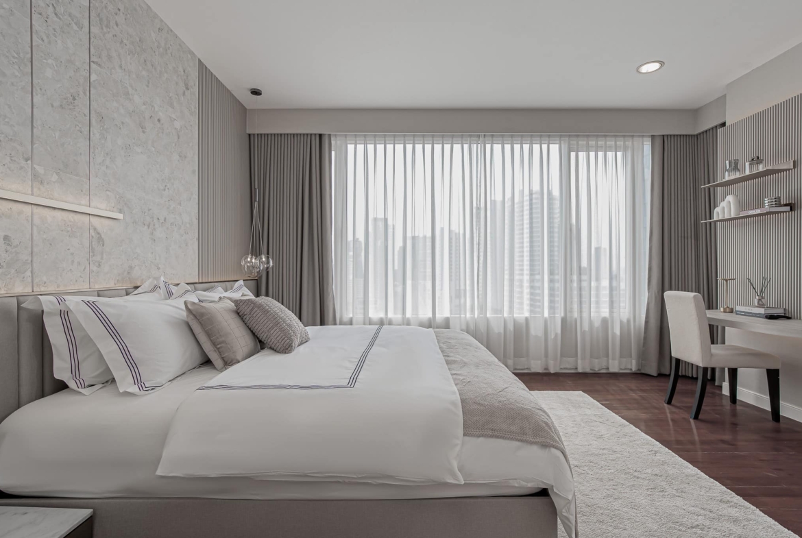 4-Bed, 3-Bath, 164 sqm Condo at Hampton Thonglor 10, Rent 120K/ Sale 32M, Near BTS Thonglor, Fully Furnished, Luxury Living in Bangkok’s Prime Area