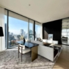 2-Bed, 3-Bath, 154 sqm Condo at Scope Langsuan for Rent, 390K THB/month, 5-min Walk to Chidlom BTS